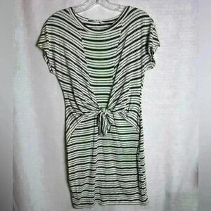 Altar’d State women’s tie front striped dress, size S